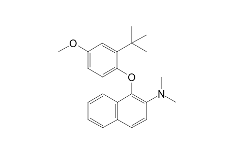 1-[2-(tert-Butyl)-4-methoxyphenoxy]-N,N-dimethylnaphthalen-2-amine