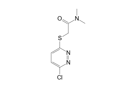 2-[(6-chloro-3-pyridazinyl)thio]-N,N-dimethylacetamide