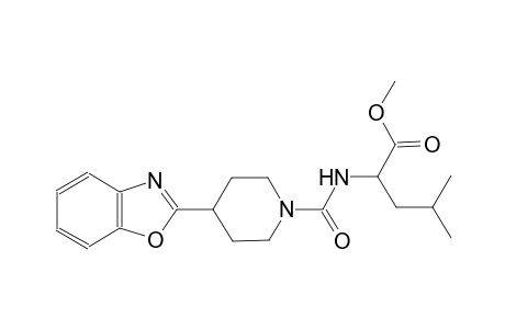 pentanoic acid, 2-[[[4-(2-benzoxazolyl)-1-piperidinyl]carbonyl]amino]-4-methyl-, methyl ester, (2S)-