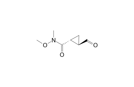 (1R,2R)-2-formyl-N-methoxy-N-methylcyclopropanecarboxamide