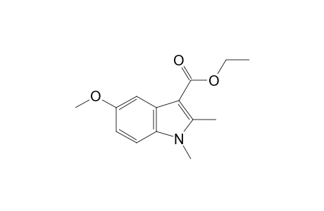 1H-Indole-3-carboxylic acid, 5-methoxy-1,2-dimethyl-, ethyl ester