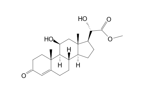 11Beta,20BETA-dihydroxy-3-oxopregn-4-en-21-oic acid, methyl ester