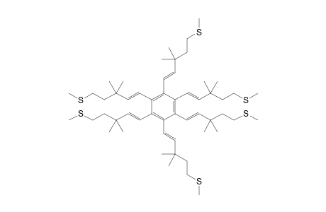 Hexakis[(E)-3',3'-dimethyl-5'-methylthio-1'-pentenyl]benzene