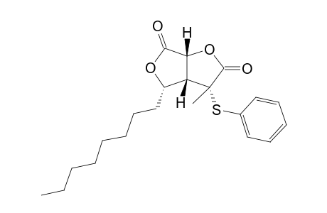 (3R,3aR,4S,6aR)-3-methyl-4-octyl-3-(phenylthio)-4,6a-dihydro-3aH-furo[3,4-b]furan-2,6-dione