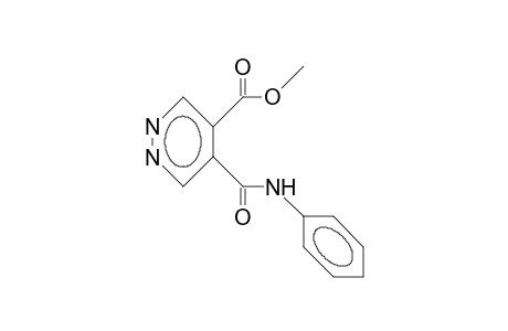 5-(Phenylcarbamoyl)-4-pyridazinecarboxylic acid, methyl ester