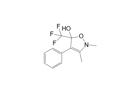 2,3-Dimethyl-4-phenyl-5-(trifluoromethyl)-1,2-oxazol-5-ol