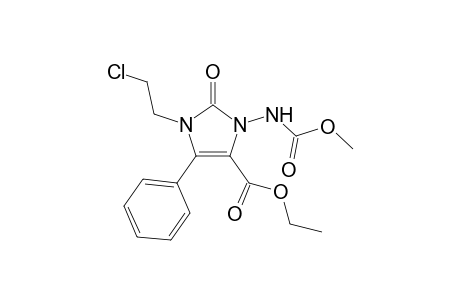 1-[(Methoxycarbonyl)amino]-3-(2'-chloroethyl)-4-phenyl-5-(ethoxycarbonyl)-1,3-imidazolin-2-one