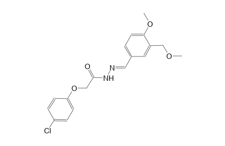 2-(4-chlorophenoxy)-N'-{(E)-[4-methoxy-3-(methoxymethyl)phenyl]methylidene}acetohydrazide