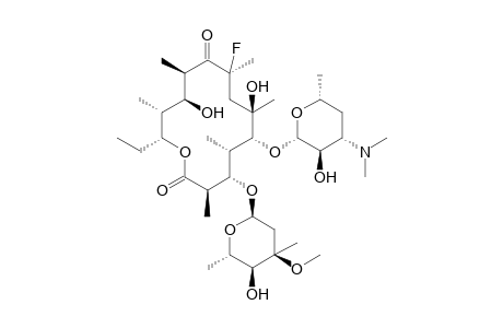 (8S)-12-deoxy-8-fluoroerythromycin A