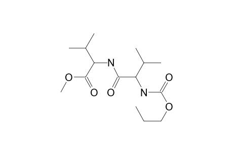 val-val, N-(N-Propyloxycarbonyl)-, methyl ester