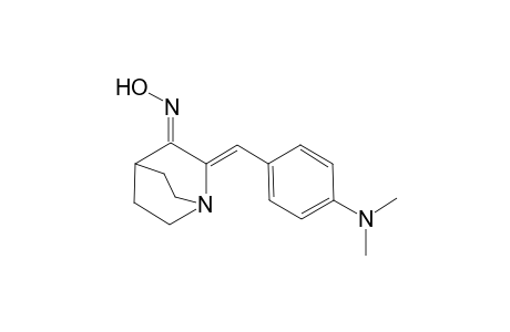 (2Z,3E)-2-[4-(dimethylamino)benzylidene]-1-azabicyclo[2.2.2]octan-3-one oxime