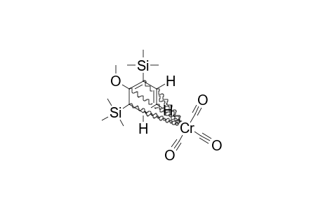 Tricarbonyl[.eta.(6)-2,6-bis(trimethylsilyl)anisole]chromium(0)