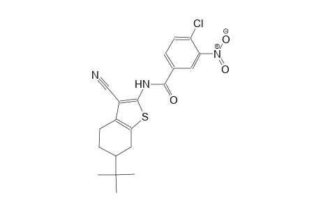 N-(6-tert-butyl-3-cyano-4,5,6,7-tetrahydro-1-benzothien-2-yl)-4-chloro-3-nitrobenzamide