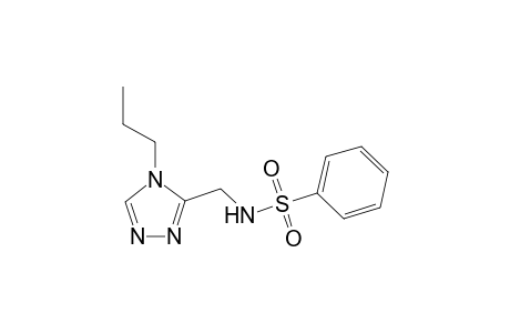 Benzenesulfonamide, N-(4-propyl-1,2,4-triazol-3-yl)methyl-