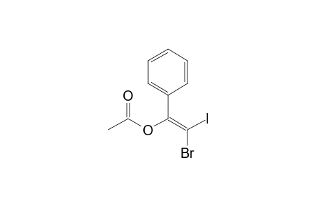 acetic acid [(E)-2-bromo-2-iodo-1-phenyl-vinyl] ester