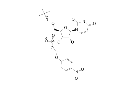 TERT.-BUTYLAMMONIUM_SALT_OF_4-NITROPHENOXYMETHYL_3'-O-URIDINE_PHOSPHATE;MAJOR_ISOMER