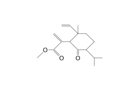 CYCLOHEXANEACETIC ACID, 2-ETHENYL-2-METHYL-.ALPHA.-METHYLENE-5-(1-METH