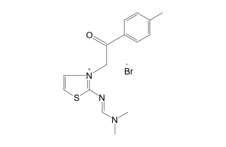 2-{[(dimethylamino)methylene]amino}-3-(p-methylphenacyl)thiazolium bromide