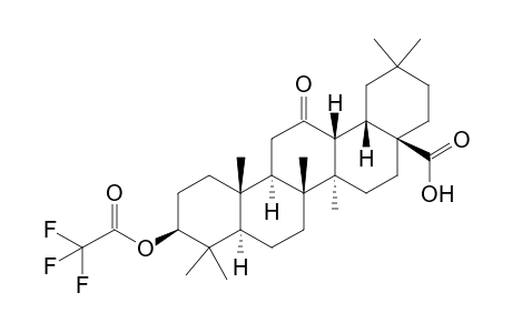3.beta.-Trifluoroacetoxy-12-oxo-olean-28-oic acid