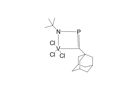 3-(1-Adamantyl)-1-tert-butyl-4,4,4-trichloro-1-aza-2-phospha-4-vanada(v)cyclobut-2-ene