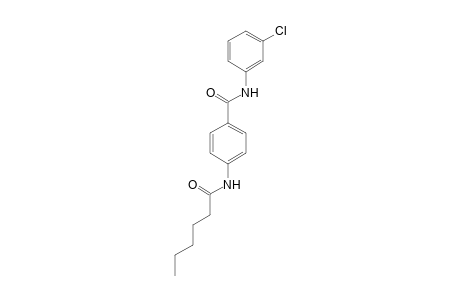 N-(3-Chlorophenyl)-4-hexanamidobenzamide