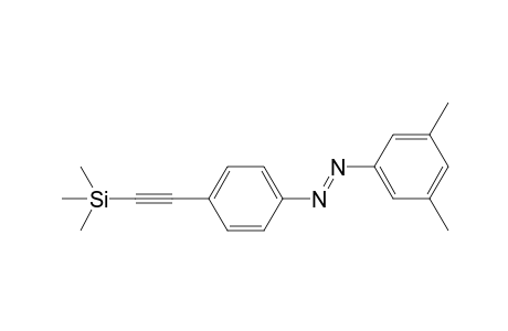 (E)-1-(3,5-Dimethylphenyl)-2-{4-[(trimethylsilyl)ethynyl]phenyl}diazene