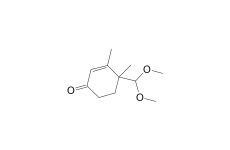 4-(Dimethoxymethyl)-3,4-dimethyl-2-cyclohexen-1-one