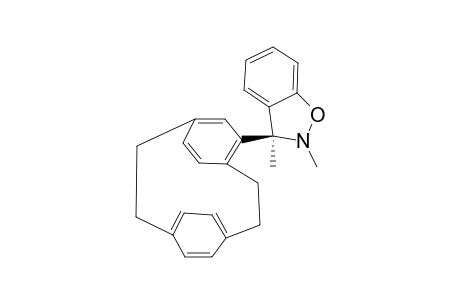 (3R*)-2,3-DIMETHYL-3-((4R*)-(4'-[2.2]-PARACYCLOPHANYL)-2,3-DIHYDROBENZO-[D]-ISOXAZOLE