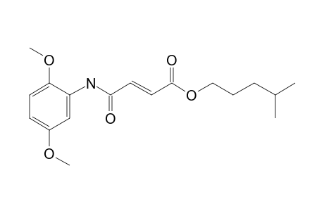 Fumaric acid, monoamide, N-(2,5-dimethoxyphenyl)-, isohexyl ester