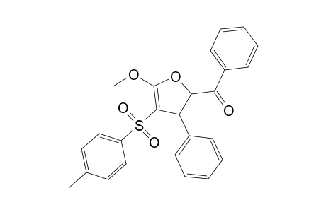 2-Benzoyl-3-phenyl-4-[(p-tolyl)sulfonyl]-5-(methoxy)-2,3-dihydrofuran