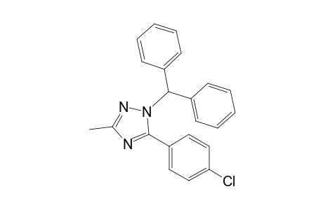 5-(4-CHLOROPHENYL)-1-BENZHYDRYL-3-METHYL-1H-1,2,4-TRIAZOLE