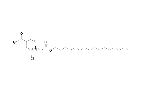 4-carbamoyl-1-(carboxymethyl)pyridinium chloride, hexadecyl ester