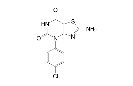 2-Amino-4-(4-chlorophenyl)-4H,5H,6H,7H-pyrimido[4,5-d][1,3]thiazole-5,7-dione