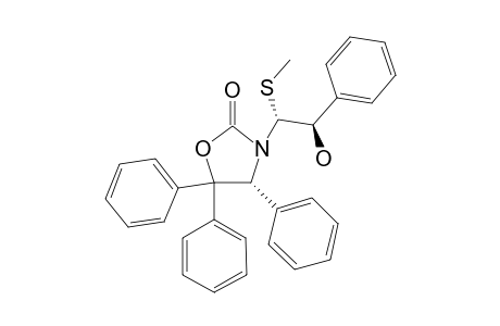 (R)-3-[(1R,2R)-2-HYDROXY-1-(METHYLSULFANYL)-2-PHENYLETHYL]-4,5,5-TRIPHENYLOXAZOLIDIN-2-ONE