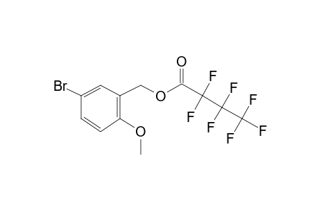 5-Bromo-2-methoxybenzyl alcohol, heptafluorobutyrate