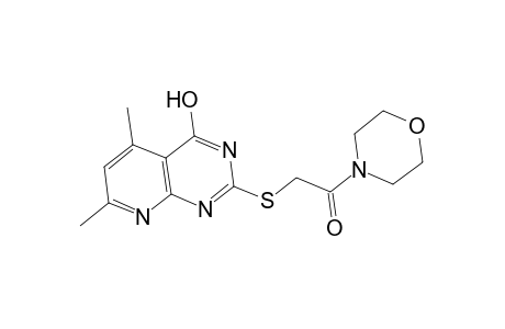 2-[(2-keto-2-morpholino-ethyl)thio]-5,7-dimethyl-1H-pyrido[2,3-d]pyrimidin-4-one