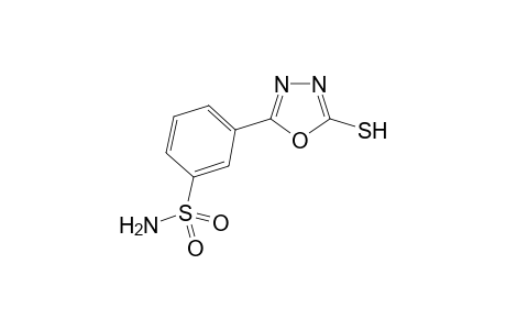 3-(5-mercapto-1,3,4-oxadiazol-2-yl)benzenesulfonamide