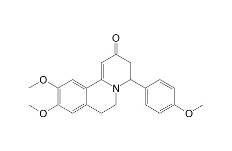 9,10-Dimethoxy-4-(4-methoxyphenyl)-2-oxo-3,4,5,6,-tetrahydrobenzo[a]quinolizine