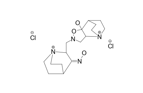 OXIME_OF_4A-HYDROXY-6-(3'-OXOQUINUCLIDYL-2')-ISOXAZOLIDINO-[4.5-B]-QUINUCLIDINE_HYDROCHLORIDE