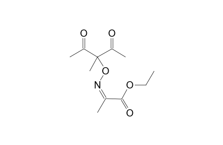 Ethyl 2-{[(3-methyl-2,4-dioxopentan-3-yl)oxy]imino}propanoate