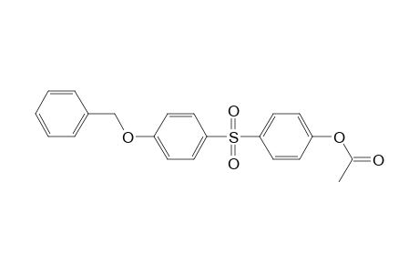 4-{[4-(Benzyloxy)phenyl]sulfonyl}phenyl acetate