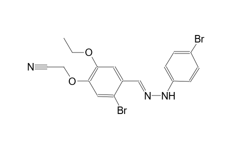 (5-bromo-4-{(E)-[(4-bromophenyl)hydrazono]methyl}-2-ethoxyphenoxy)acetonitrile