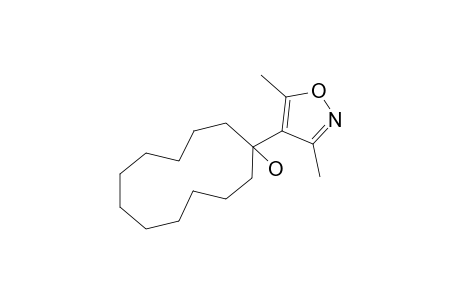 1-(3,5-Dimethyl-1,2-oxazol-4-yl)cyclododecan-1-ol