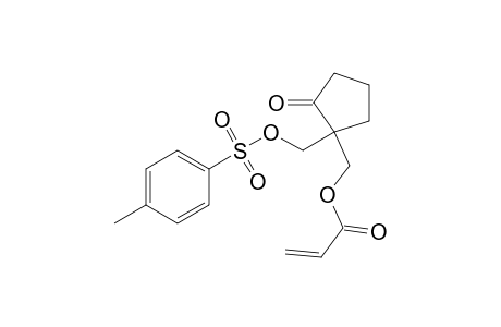 2-Acryloyloxymethyl-2-(p-tolylsulphonyloxymethyl)cyclopentan-1-one