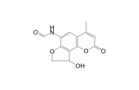 N-(9-Hydroxy-4-methyl-2-oxo-8,9-dihydro-2H-furo[2,3-h]chromen-6-yl)-formamide