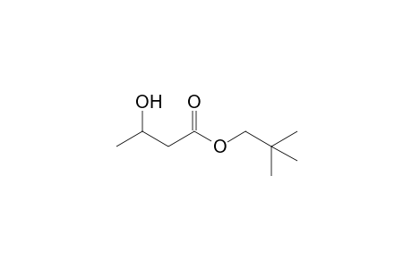 3-Hydroxy-butanoic acid, neopentyl ester