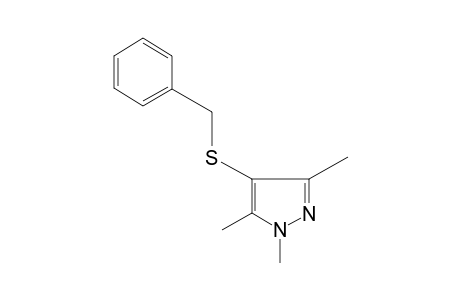 4-Benzylthio-1,3,5-trimethyl-pyrazole