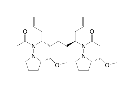 N-[(1S,5S)-5-[acetyl-[(2S)-2-(methoxymethyl)pyrrolidin-1-yl]amino]-1-allyl-oct-7-enyl]-N-[(2S)-2-(methoxymethyl)pyrrolidin-1-yl]acetamide