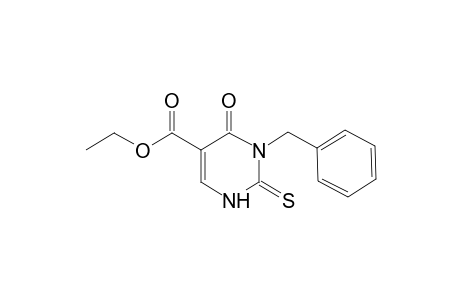 3-Benzyl-4-oxo-1,2,3,4-tetrahydro-2-thioxo-5-pyrimidinecarboxylic acid, ethyl ester