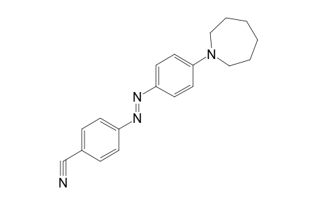Benzonitrile, 4-[[4-(hexahydro-1H-azepin-1-yl)phenyl]azo]-